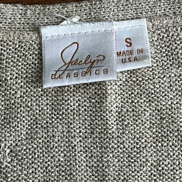 Vintage Jaclyn Smith knit cardigan grandma sweater small grannycore cottagecore - Picture 4 of 10